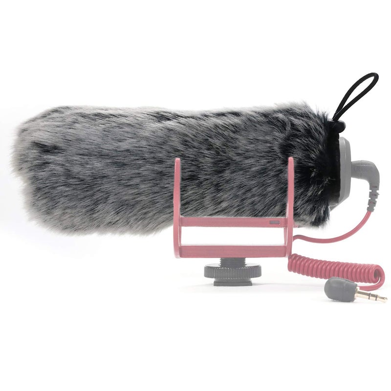 SUNMON Rode Deadcat Mic Windshield Fur Filter for Rode VideoMic Go Camera Microphone - Outdoor Mic Windscreen Wind Muff - Image 1